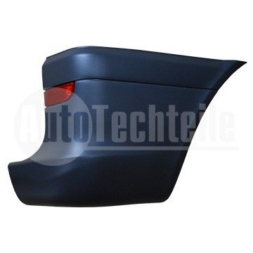 Клык бампера заднего правый Mercedes Benz Vito W639 03-14 чёрный, AutoTechteile, 120 8882, 120 8880