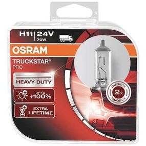 64216TSP-HCB-DUO OSRAM Лампа H11 24V 70W PGJ19-2 TRUCKSTAR PRO