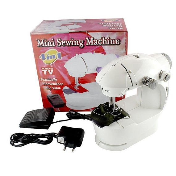 Мини швейная машинка 4 в 1 Mini Sewing Machine SM-201
