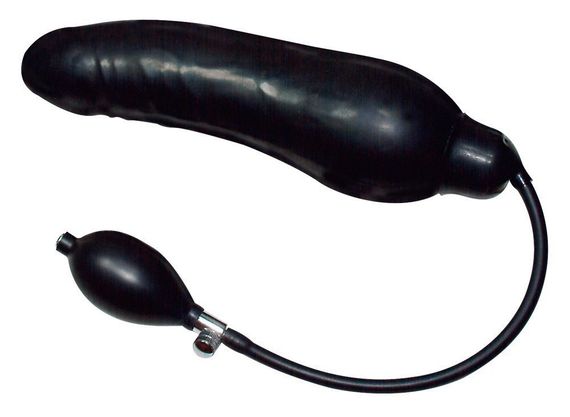 Фалоімітатор з накачуванням реалістичний You2Toys чорний, 23 х 4 см Sex Aura | Зображення 1