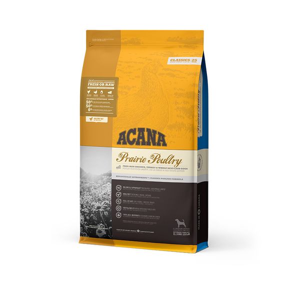 Корм Acana Prairie Poultry сухий з м'ясом птиці для собак будь-якого віку 11.4 кг
