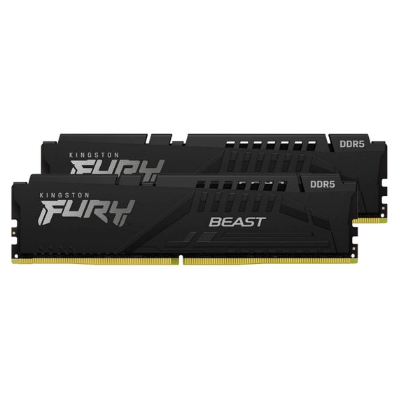 Память ПК Kingston DDR5 64GB KIT (32GBx2) 6000 FURY Beast EXPO KF560C30BBEK2-64