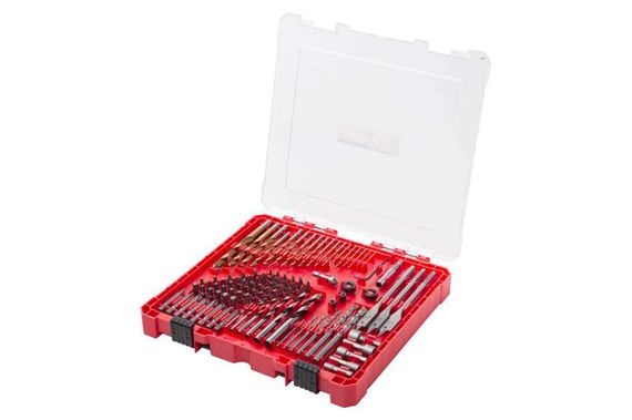 Набор сверл, дюбелей и бит Intertool - 300шт (SD-0051)