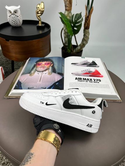 Кросівки Air Force 1 07’ LV8 Utility White Black , В'єтнам 36 23