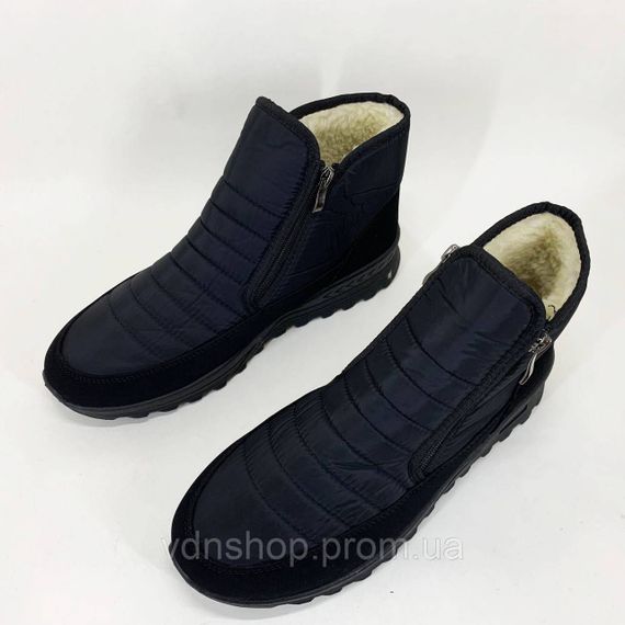 Акуратне зимове чоловіче взуття 45р, Кросівки зимові чоловічі натуральні, Кросівки утеплені для зими IM-42 | Зображення 4