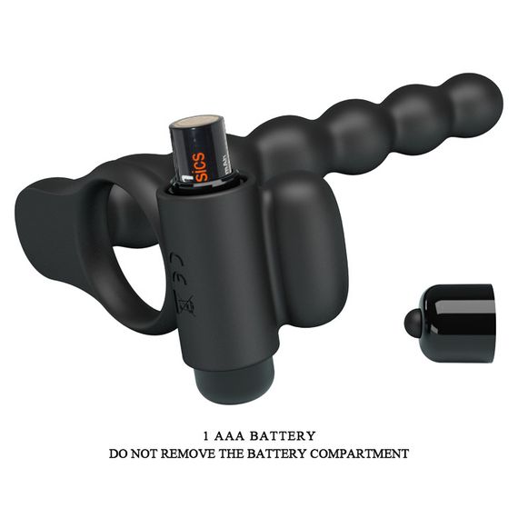 Насадка на член - Pretty Love Hercules Penis Sheath III Black Sex Aura | Зображення 8