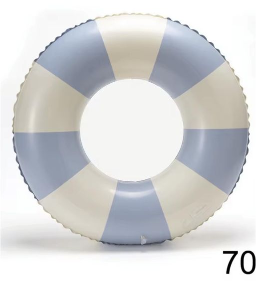 Надувне коло дитяче Біло Блакитна  полоса 70 розмір | Зображення 3