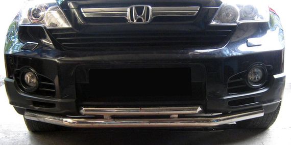 Передняя защита ST014 (нерж.) для Honda CRV 2007-2011 гг