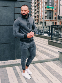 Костюм змейка змійка весна антрацит S M