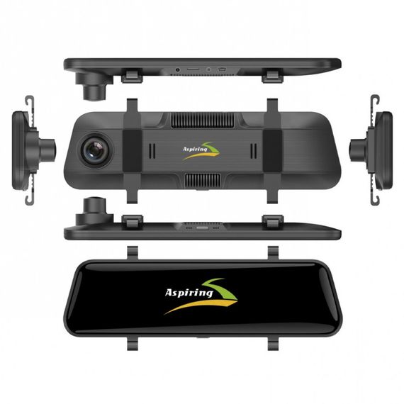 Відеореєстратор Aspiring Maxi 4 Speedcam, WIFI, GPS, 4K, X2 Camers (дзеркало заднього виду) | Зображення 6