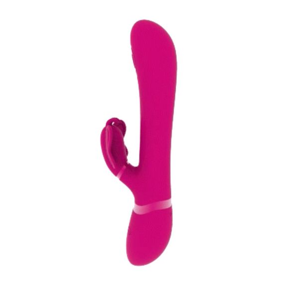 Вибратор-кролик Etsu пульсация + 4 насадки цвет: розовый Vive (Нидерланды) Sex Aura | Зображення 1