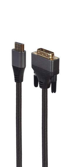 Кабель Cablexpert CC-HDMI-DVI-4K-6, HDMI на DVI, 1.8м