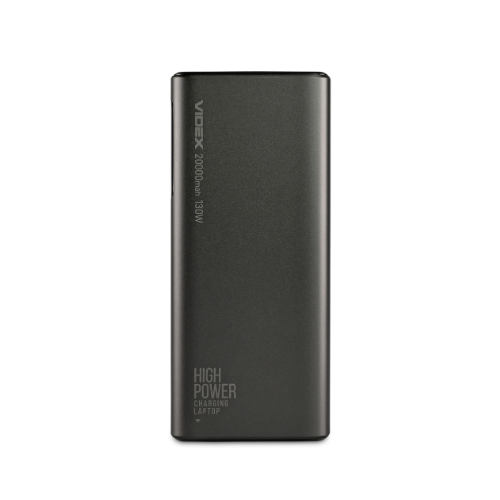 Павербанк 20000 mAh Videx VPB-323 100W PD LED дисплей чорний | Зображення 1