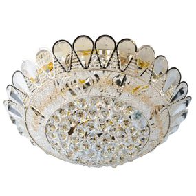 Люстра торт потолочная с подсветкой LED E14 40W Glass (BCL-606C/6)