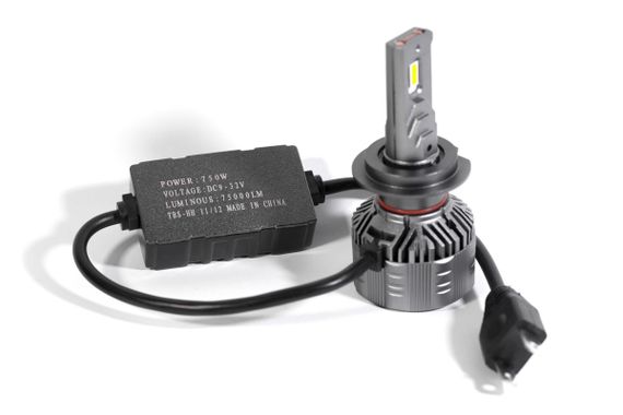 Комплект светодиодных ламп TBS Design TF3 MAX H7 PX26d 9-32V 130W 15000Lm 6000K + CANBUS | Зображення 2