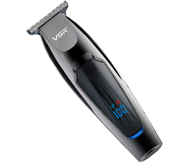 Машинка для стрижки волосся, вусів та бороди з USB зарядкою VGR V-070 чорна 10W (24323-V-070_330)