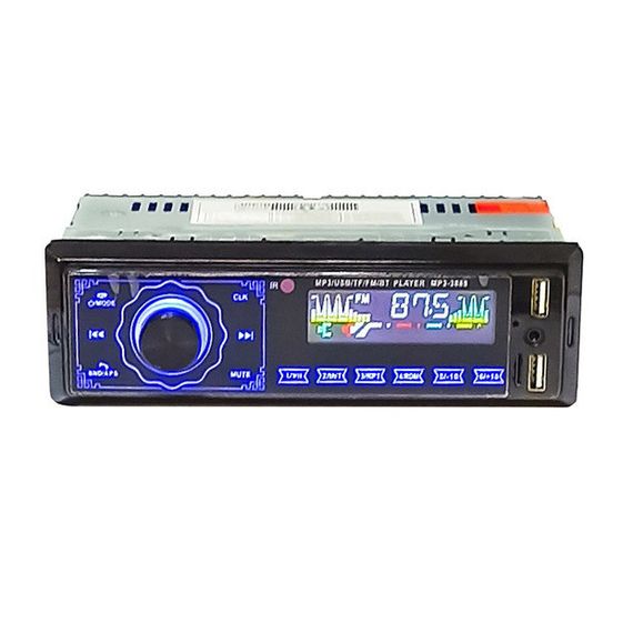 Автомагнітола MP3 3888 ISO 1DIN FM тюнер 4х50W чорний сенсорний дисплей | Зображення 3