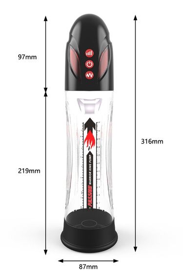 Водонепроникна, автоматична вакуумна помпа із зарядкою від USB CANWIN Water Bath, P416AU sexstyle | Зображення 9