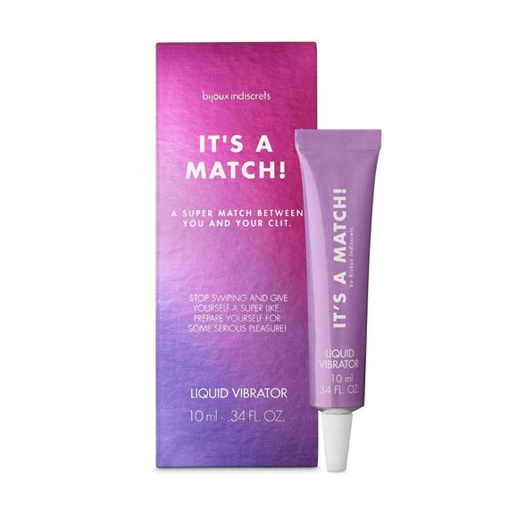 Рідкий вібратор Bijoux Indiscrets Clitherapy Liquid Vibrator – IT'S A MATCH | Зображення 1