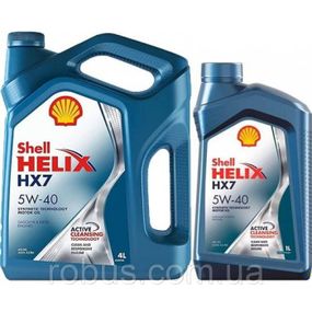 Напівcинтетична моторна олива  Shell Helix HX7 5W-40