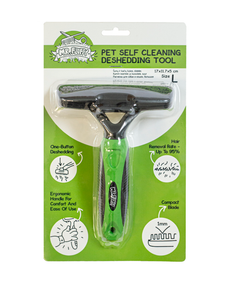 Гребінець-граблі для собак та котів Mr.Fluffy Pet self claening deshedding tool, large