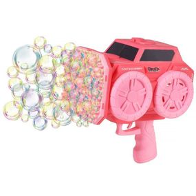 Пистолет с мыльными пузырями SHT KB1294 Car на 139 отверстий + 2xbottle 60ml Pink