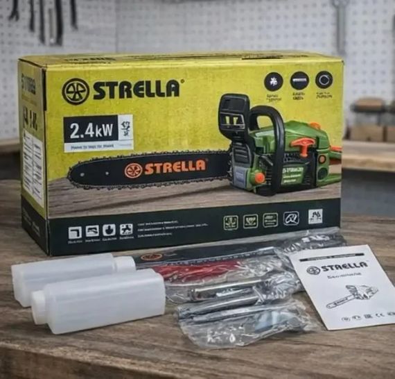 Бензопила STRELLA SR-8700 LL-1025, бензиновая, для садовых и бытовых работ | Зображення 3