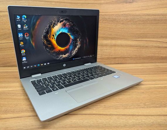 Ноутбук HP ProBook 640 G5 / 14" (1920x1080) IPS / Intel Core i5-8265U (4 (8) ядра по 1.6 - 3.9 GHz) / 8 GB DDR4 / 256 GB SSD / Intel UHD Graphics 620 / WebCam / Fingerprint / Windows 10 б/у + Подарок Беспроводная мышь / USB | Зображення 3