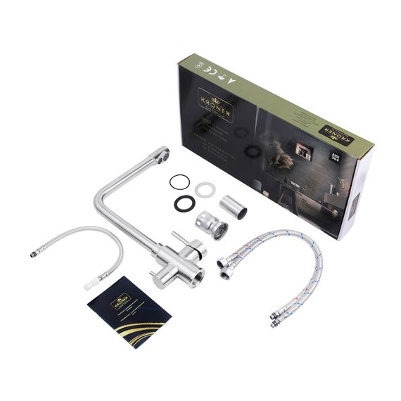 Змішувач для кухні Kroner KRM Edelstahl Klassisch - ESG038 (CV022992) | Зображення 2