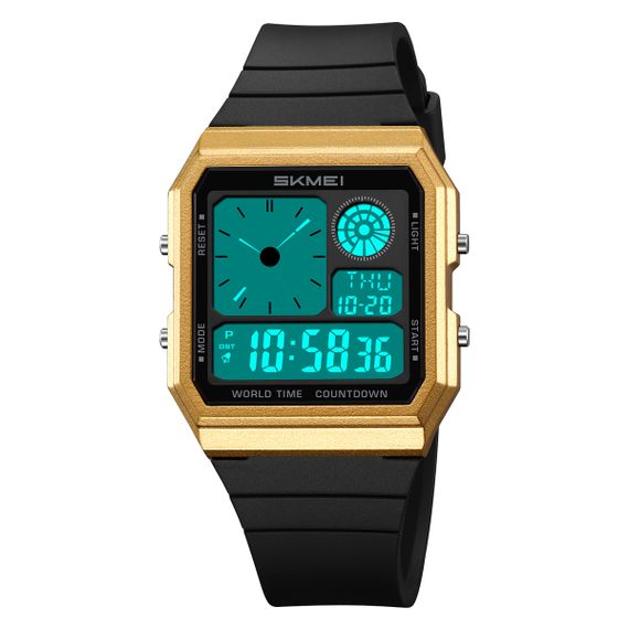 Годинник наручний Skmei 2347BKGD Gold-Black | Зображення 1