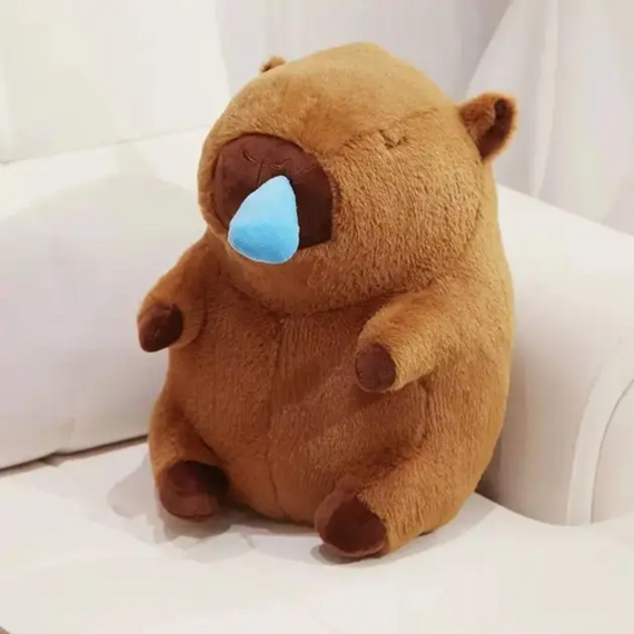 Дитяча іграшка Капібара із соплею на механізмі, іграшка антистрес капібара сопля в польоті, 52 см | Зображення 5