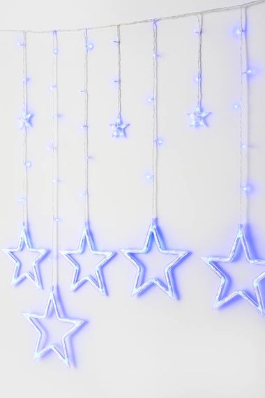 Гірлянда Xmas STAR CURTAIN 12 BlueЗіркиXPRO3M*80CM*50CM (47678-8112_223) | Зображення 3