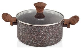 Каструля Fissman Magic Brown 2.7л з антипригарним покриттям