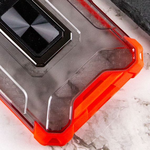 Ударостійкий чохол Transformer CrystalRing для Apple iPhone 12 Pro (6.1") Червоний | Зображення 3