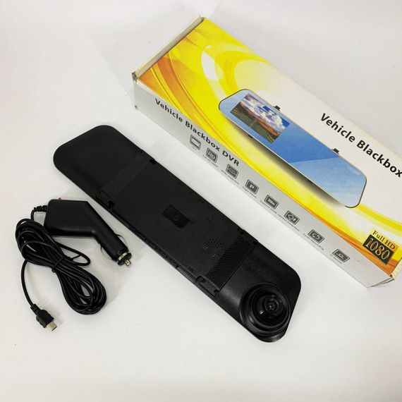 Автомобільний відеореєстратор, дзеркало DVR CT-607 дисплей 4.3 дюйми, Автомобільний відеореєстратор Хіт | Зображення 1