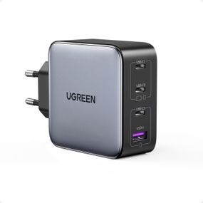 UGREEN Nexode 100W GaN повербанк, 4 порта USB-C и USB-A, быстрая зарядка PD, PPS, адаптер для MacBook, iPhone