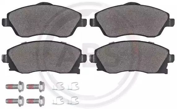 Колодки передні гальмівні Combo/Meriva 00-12, ABS (37213) | Зображення 1