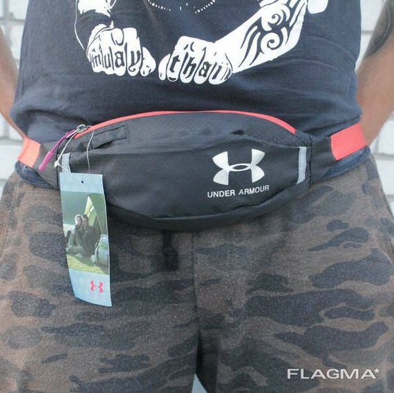 Поясная сумка Under Armour (черная) сумка на пояс | Зображення 3