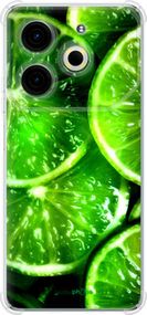 Чохол на Tecno POVA 6 Neo Зелені часточки лимона "852sp-3753-2448"