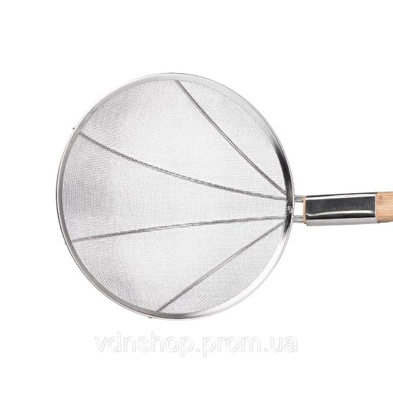 Шумівка "павук" з дерев'яною ручкою Ø 32 см для фритюру та вока HP-19-19-32CM | Зображення 5