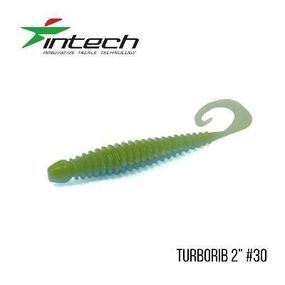 Силиконовая приманка, Съедобный силикон Intech Интеч Turborib 2"12 шт #30