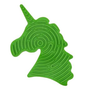 Дитяча розвиваюча дошка для сенсорної активності "Єдиноріг" GS0108 двостороння Зелений