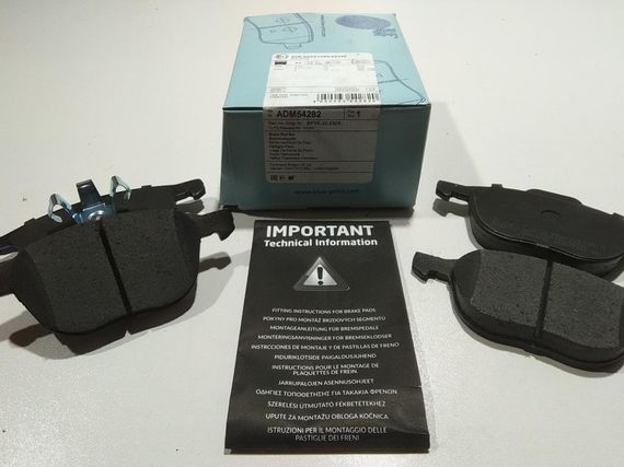 Колодки передні гальмівні MAZDA 3, BLUE PRINT (ADM54282) (BPYK-33-23ZA) | Зображення 3