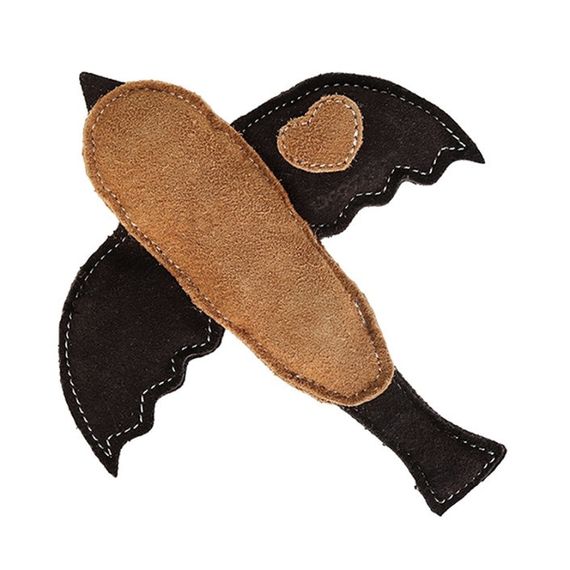 Іграшка для собак DoggyMan Leather Bird, 20 см