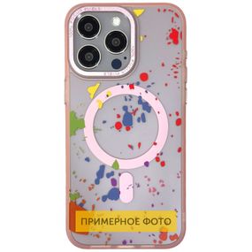 Чохол TPU+PC Flush with MagSafe для Apple iPhone 16 (6.1") Baby pink