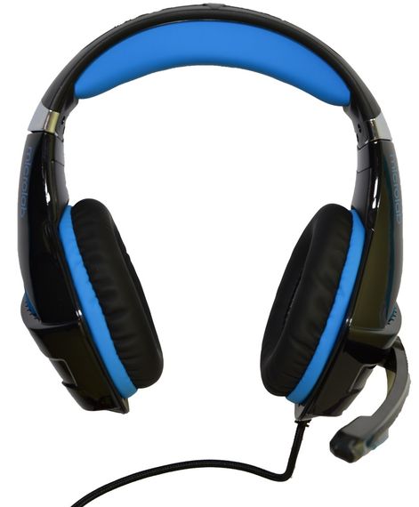 Гарнітура Microlab G6, 3,5мм+USB, Black-Blue | Зображення 1