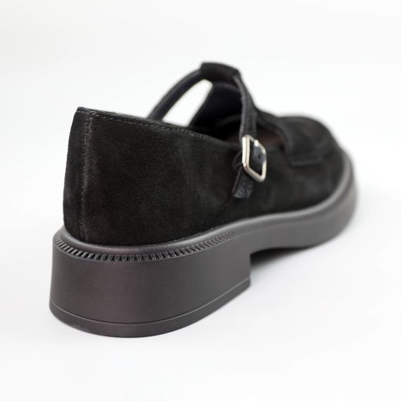 Туфлі жіночі замшеві 591356 Чорні 36 37 38 39 40 41 | Зображення 5