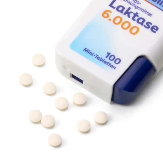 Mivolis Laktase 6.000 - для полегшення перетравлення лактози, 100 таблеток | Зображення 1