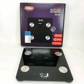 Ваги для вимірювання індексу маси тіла MAGIO, Смарт ваги з дисплеєм спортивні електронні VF-60