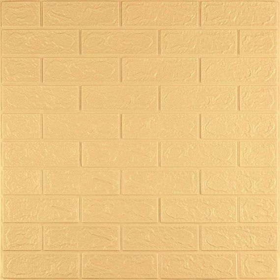 Панель стінова 3D 700х770х2мм Жовто-пісочний SW-00001909